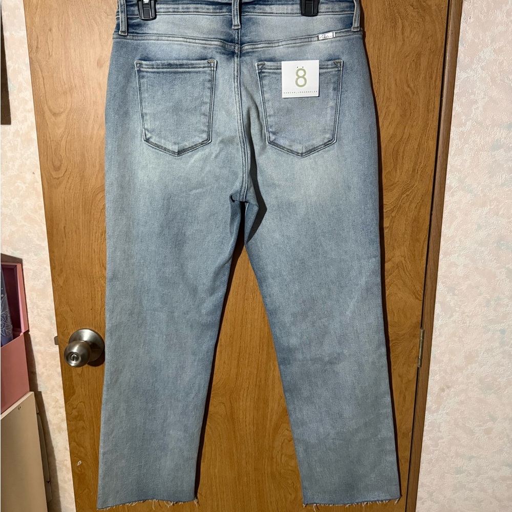 KanCan Light Wash Blue Straight Leg Jeans - Picture 3 of 4